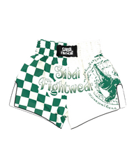Sabai Fightwear Crocodile Checkmate full set of martial arts clothing, featuring detailed crocodile checkered pattern and durable fabric.