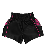 Pink Predator full set by Sabai Fightwear featuring a pink rash guard and matching fight shorts, ideal for martial arts training.