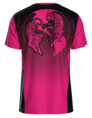 Pink Predator full set by Sabai Fightwear, featuring a matching top and bottom with bold pink design for martial arts training.