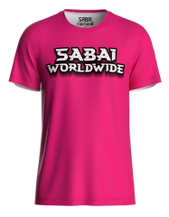 Pink Predator full set by Sabai Fightwear featuring a pink athletic uniform for martial arts or training.