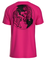 Pink Predator Sabai Fightwear full set featuring a matching top and shorts for martial arts or fitness training.