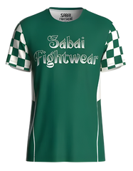 Sabai Fightwear Crocodile Checkmate full set featuring a detailed crocodile pattern on martial arts training apparel.