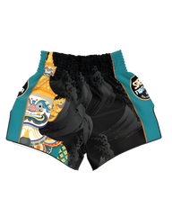 Sabai Fightwear embroidered Yaksha Protector full set featuring detailed traditional armor and intricate embroidery for martial arts.
